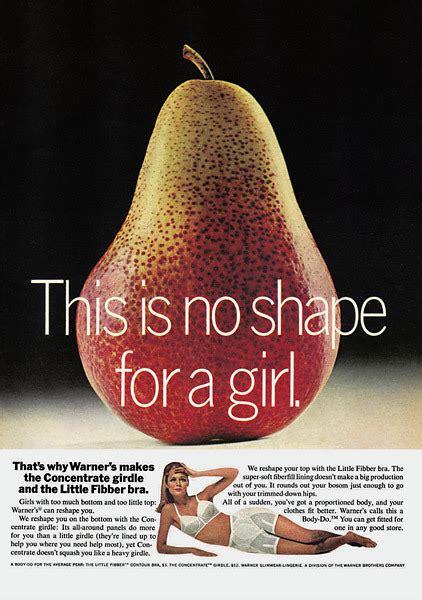 this is no shape for a girl sexist silly sublime era ads