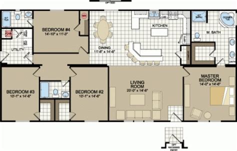 home floor plans titan mobile home floor plans