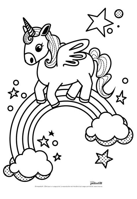 unicorn kitten sheet coloring pages