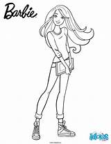 Barbie Coloring Pages School Hellokids Color Her Book Books Print Colouring Extraordinary Printable Sheet Looks Great Sheets Online Bubakids Favorite sketch template