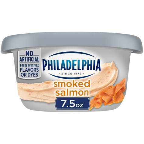 philadelphia smoked salmon cream cheese spread  oz tub walmart