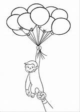 Coloring Pages Birthday George Curious Getdrawings sketch template
