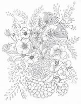 Coloring Pages Printable Color Adult Relax Flower Floral Mandalas Book Para Sheets Books Tealnotes Colouring Adults Bouquet Colorear Mandala Stress sketch template
