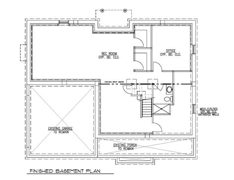 magnificent finished basement layout inspiratif design