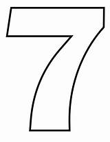 Molde Numero Teachings Número Números Imprimir Para Seven Escolha Pasta sketch template