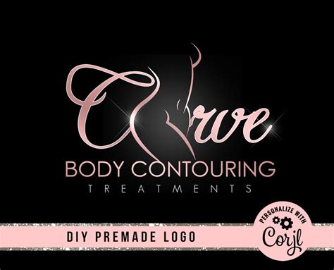 diy body contouring premade logo body contour logo spa logo etsy