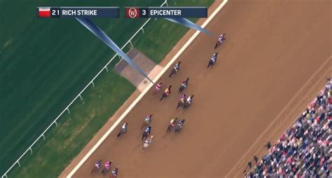 nbcs kentucky derby overhead angle   great addition