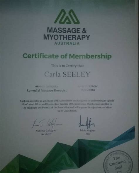 Edge Sport And Remedial Massage Are Members Of Massage And Myotherapy