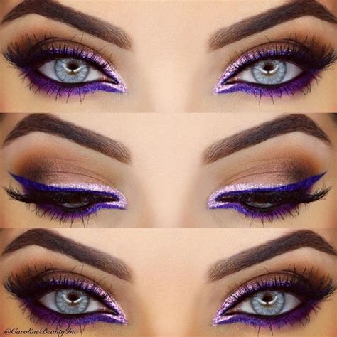 Amazing Purple And Blue Eye Makeup Ladystyle