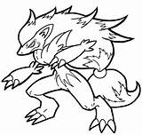 Zoroark Lineart Cliparts Coloriage Enregistrée sketch template