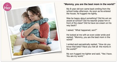 Mommy You Are The Best Mom In The World Short Story English