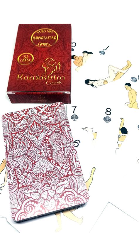 Kamasutra Sex Posities Gedrukte Speelkaarten 54 Etsy Nederland