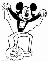 Mickey Mouse Halloween Coloring Disney Pages Vampire Printable Kids Disneyclips Sheets Color Coloring2 Clipart Book Gif Print Happy Pdf Prints sketch template