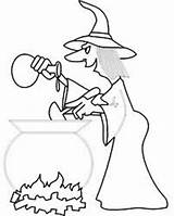 Halloween Coloring Pages Witch sketch template