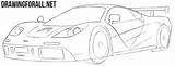F1 Mclaren Draw Sketch Drawingforall Step sketch template