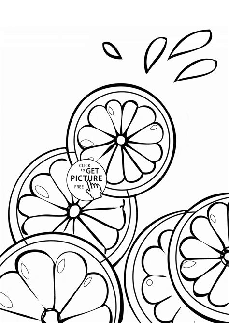 citrus fruit coloring pages richard mcnarys coloring pages
