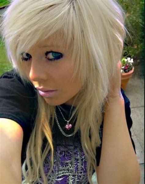 platinum blonde emo hair 30 creative emo hairstyles and haircuts for