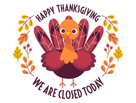 closed  thanksgiving sign printable  printable templates