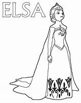 Elsa Coloring Pages Queen Frost Jack Frozen Getcolorings Color Colorings Printable sketch template