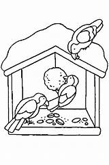 Feeder Feeding Chickadees Reminds sketch template