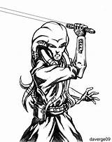 Jedi Fisto Kit Master Wars Star Deviantart Nautolan Drawings Coloring Fan Pages Choose Board sketch template