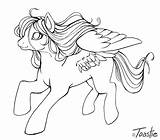 Pegasus Coloring Pony Little Mlp Pages Color Getcolorings Deviantart sketch template