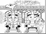 Coloring Thomas Pages Train Friends Percy Mission Printable Edward Clipart Christmas Drawing Getcolorings Doubting Tank Engine Getdrawings Sheet Color Library sketch template