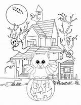 Coloring Mario Halloween Pages Printable Super Getcolorings Color Happy sketch template