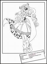 Coloring Monster High Clawdeen Wolf Pages sketch template