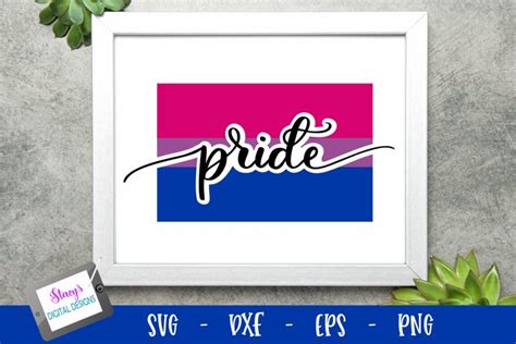 Lgbtq Pride Bisexual Flag Bisexual Pride Svg