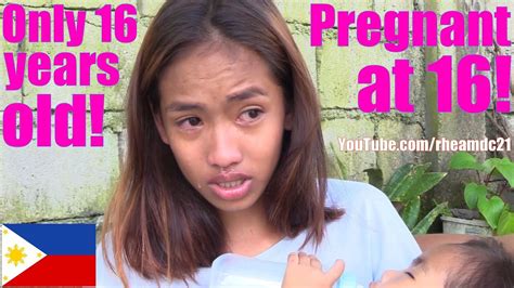 Pregnant At The Age Of 16 This Young Filipina Is A Single Mother