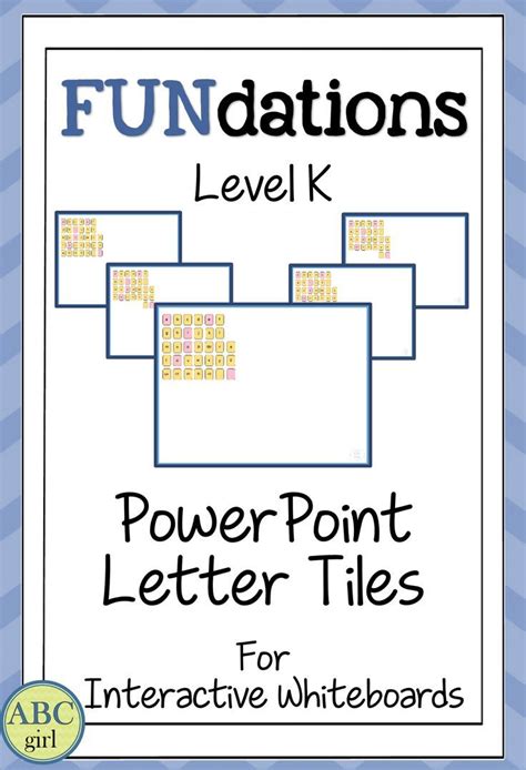 fun phonics level  powerpoint letter tiles fundations kindergarten