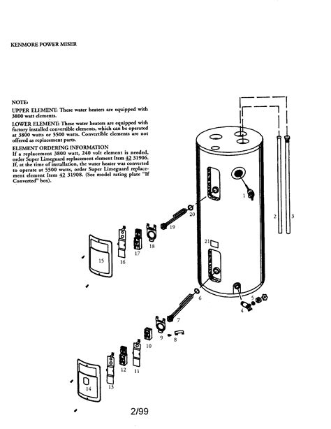 whirlpool water heater wiring diagram