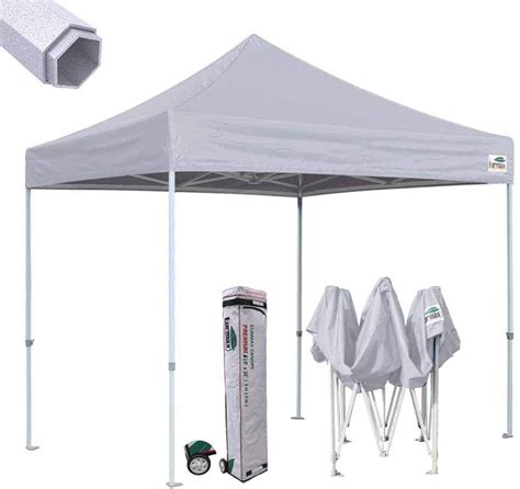 eurmax premium  ez pop  canopy tent commercial instant canopies shelter  heavy duty