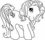 Pony Coloring Pages Little Printable Sheets Bestcoloringpagesforkids Colouring Vintage sketch template