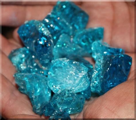 copper blue fire crystals
