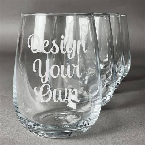 custom present personalized gift fun wine glasses bridesmaid gift custom stemless wine glasses