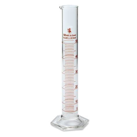 50 Ml Graduated Cylinder For Chemical Laboratory Id