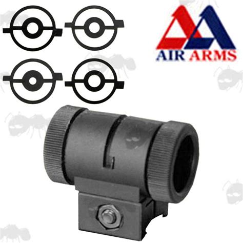 front hooded airgun sight air arms diopter sights uk freepost