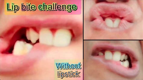 Lip Bite Challenge Lip Bite Funny Lip Challenge Video Funny Video