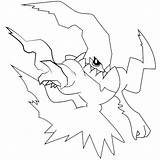 Darkrai Pokemon Xcolorings 592px 56k sketch template