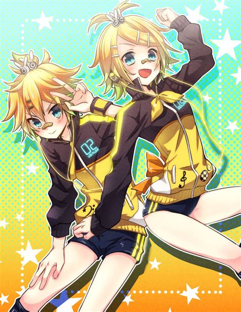 Kagamine Rin And Kagamine Len Vocaloid And 2 More Drawn By Natsumi