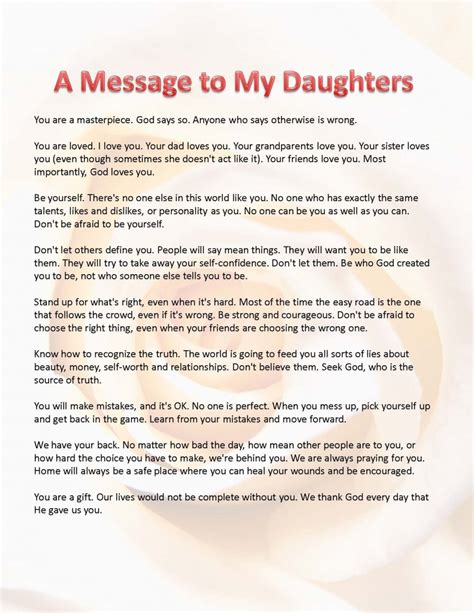 letter   daughter quotes quotesgram