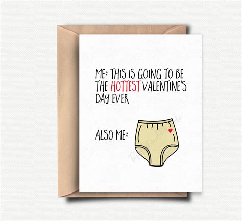 Funny Valentines Day Card For Him Sexy Valentine Card Etsy