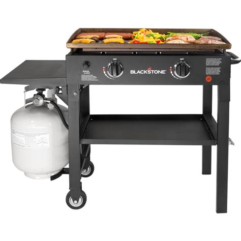 Blackstone Propane Gas Grill 2 Burner 28 In Solid Steel Griddle Top