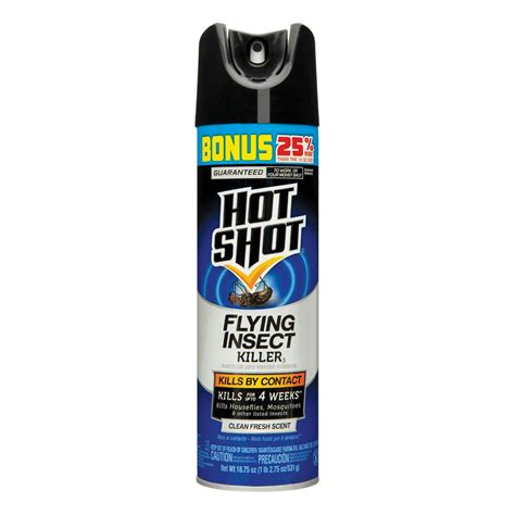 hot shot flying insect killer clean fresh scent aerosol  oz