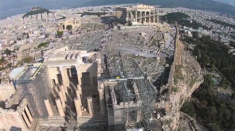 acropolis athens greece aerial  youtube