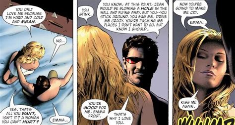 you re going to make me cry emma frost and scott summers marvel comics