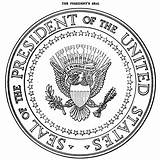 Seal Presidential Vector President Getdrawings sketch template