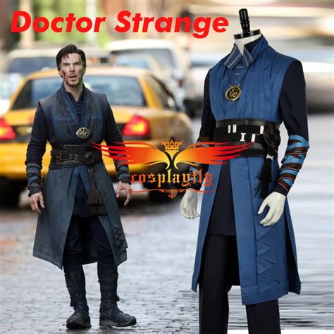 cloak doctor strange drstrange steve superhero battle christmas outfit cosplay costume